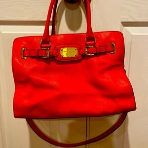 Michael Kors Coral Satchel Bag
